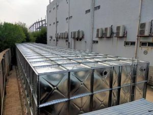 sectional water storage tanks