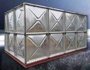 galvanized pressed steel water tank